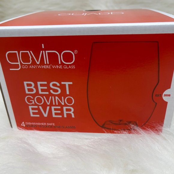 Govino Go Anywhere Wine Glasses Plastic Set of 4 - Picture 3 of 5